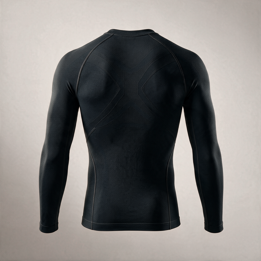 Posture Compression Wear Long-Sleeve, back view